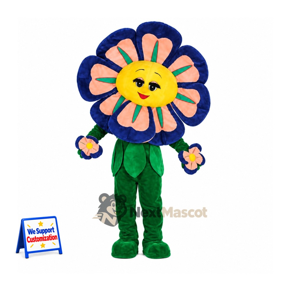 Flower Mascot Costume - Multicolor Flower Mascot Costume - Multicolor