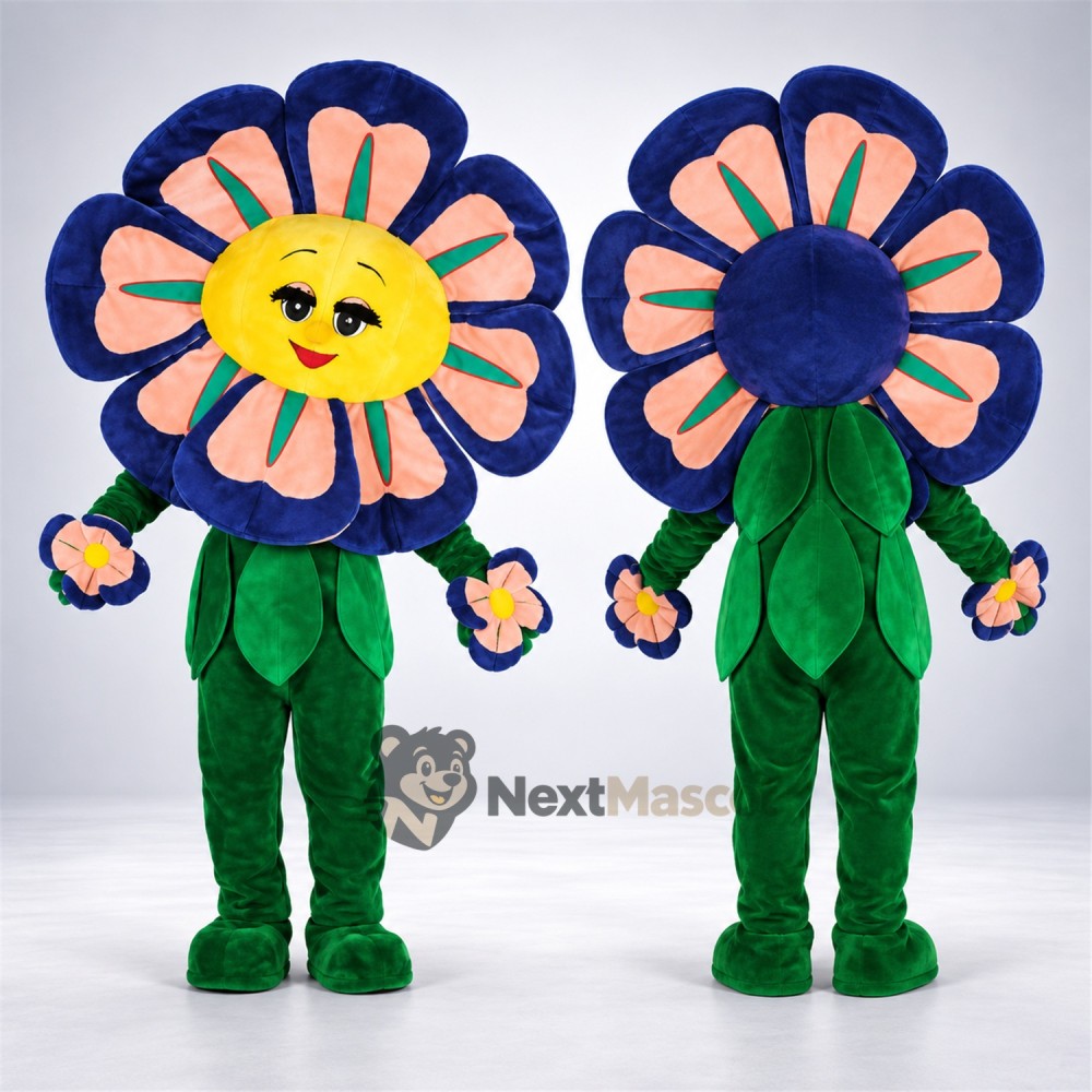 Flower Mascot Costume - Multicolor Flower Mascot Costume - Multicolor