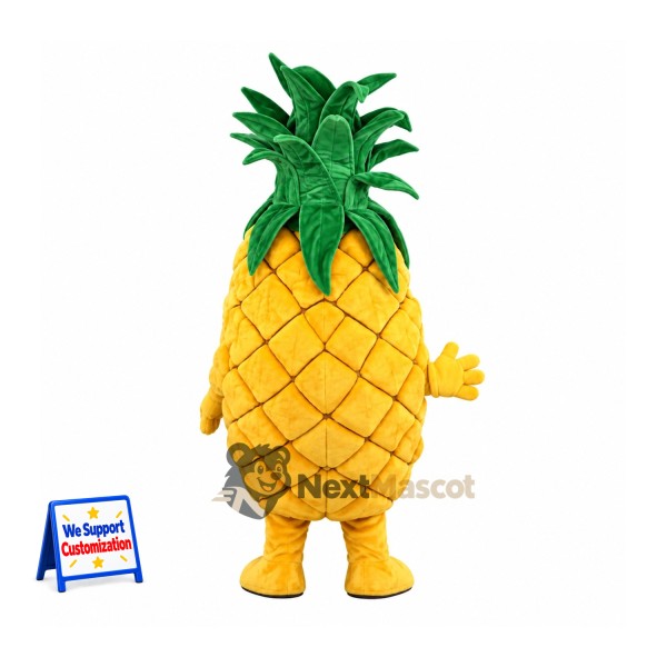 Pineapple Mascot Costume - Tall Green Leaves Pineapple Mascot Costume - Tall Green Leaves
