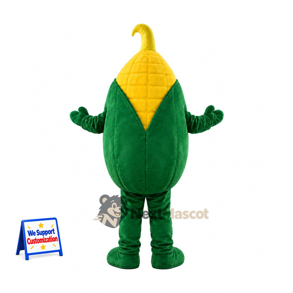 Corn Mascot Costume - Green Arms and Legs for Food Festivals Corn Mascot Costume - Green Arms and Legs for Food Festivals