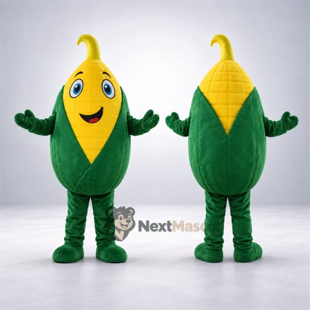 Corn Mascot Costume - Green Arms and Legs for Food Festivals Corn Mascot Costume - Green Arms and Legs for Food Festivals