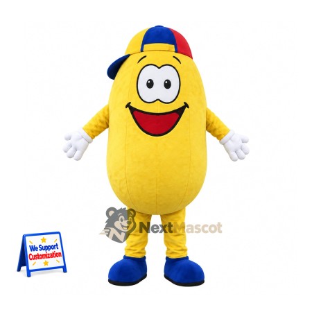 Potato Mascot Costume - Multicolor Cap Potato Mascot Costume - Multicolor Cap
