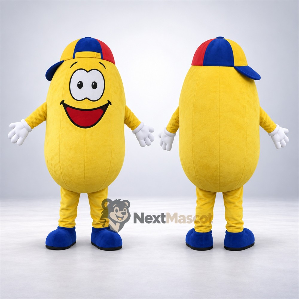 Potato Mascot Costume - Multicolor Cap Potato Mascot Costume - Multicolor Cap