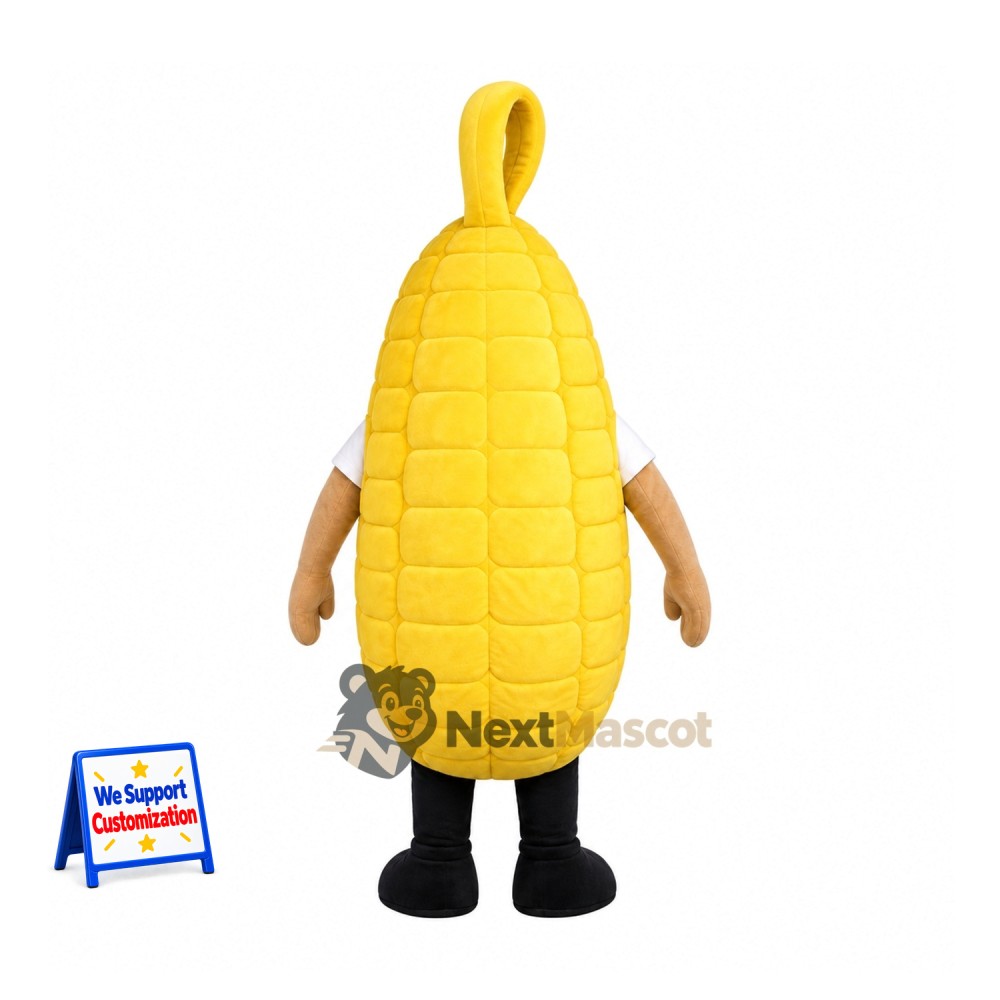 Corn Mascot Costume - Tan Arms and Black Shoes Corn Mascot Costume - Tan Arms and Black Shoes