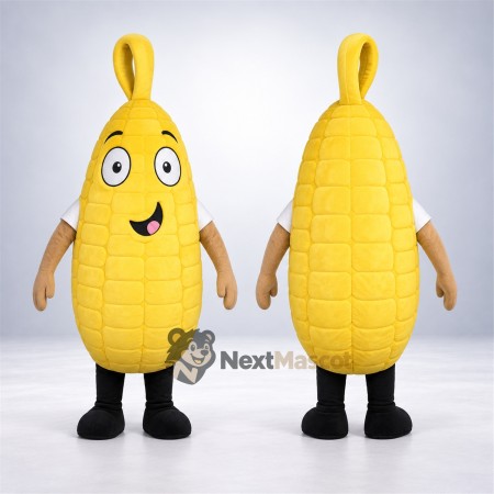 Corn Mascot Costume - Tan Arms and Black Shoes Corn Mascot Costume - Tan Arms and Black Shoes
