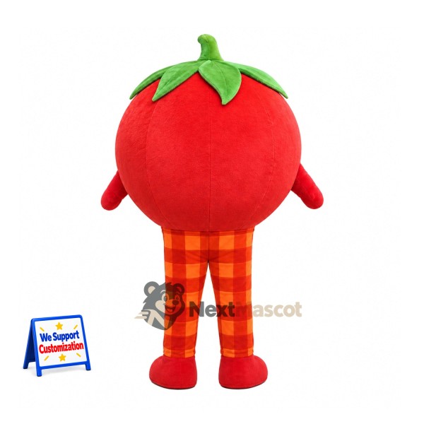 Tomato Mascot Costume - Plaid Pants Tomato Mascot Costume - Plaid Pants