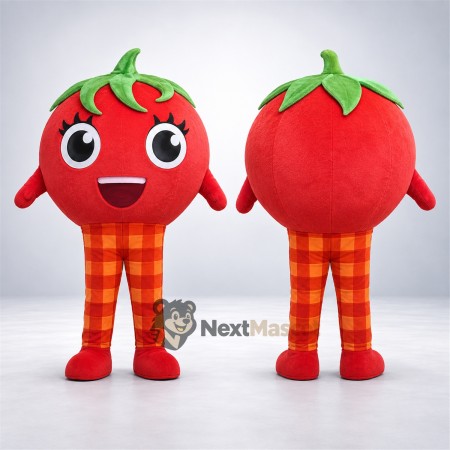 Tomato Mascot Costume - Plaid Pants