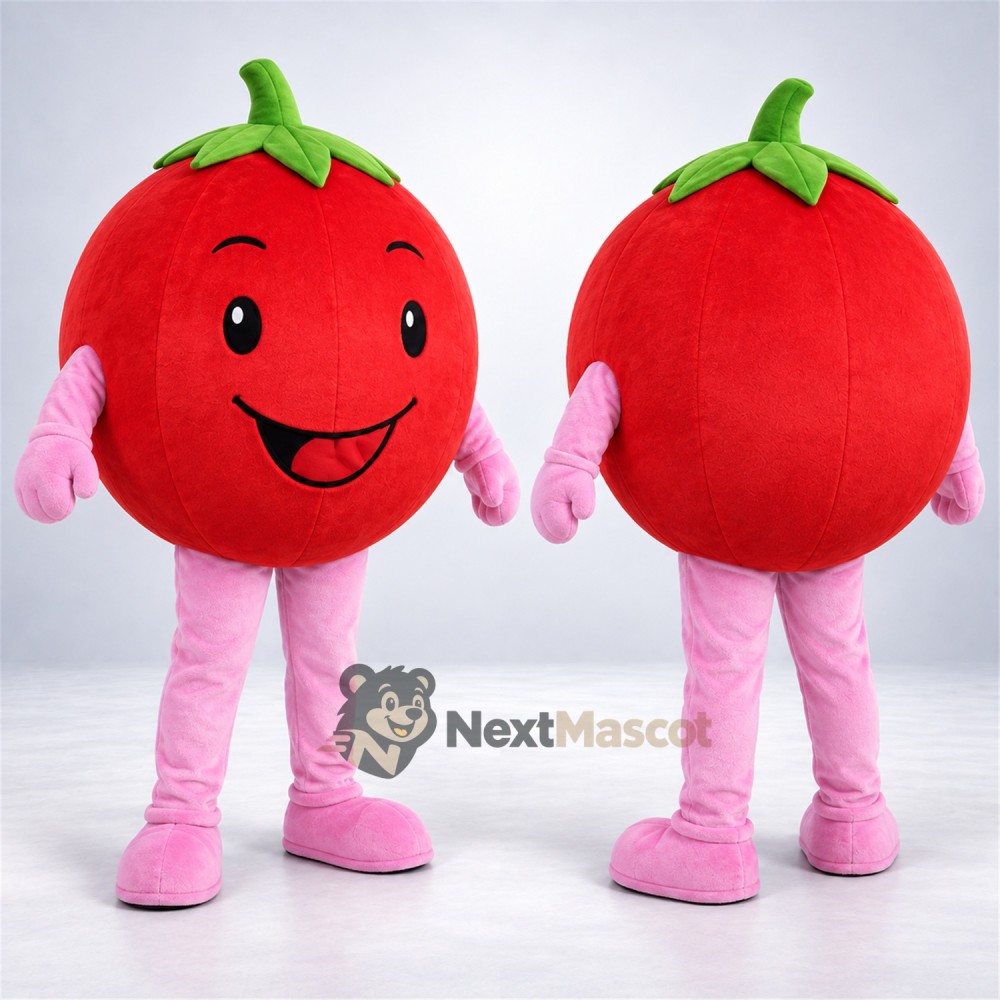 Tomato Mascot Costume - Pink Pants Tomato Mascot Costume - Pink Pants