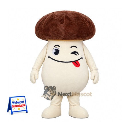 Mushroom Mascot Costume - Brown Cap Mushroom Mascot Costume - Brown Cap