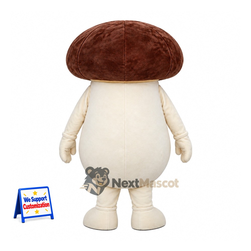 Mushroom Mascot Costume - Brown Cap Mushroom Mascot Costume - Brown Cap