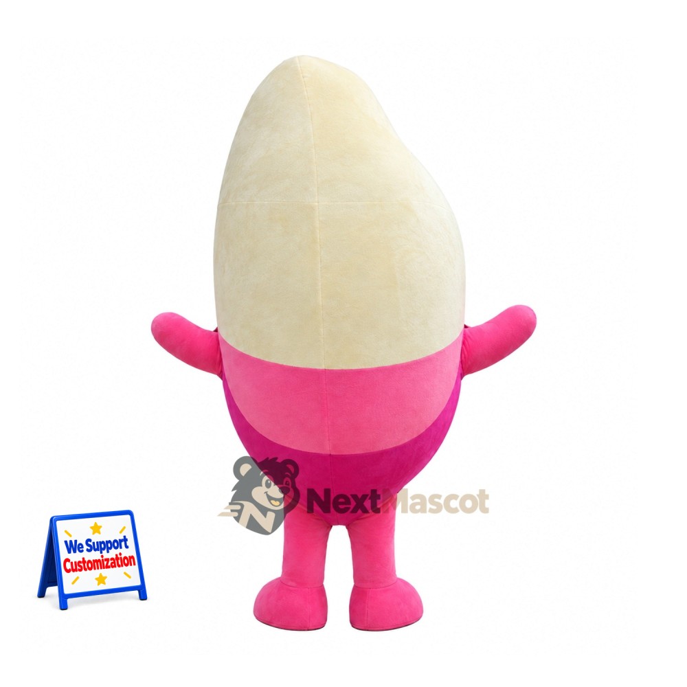 Ice Cream Cup Mascot Costume - Pink Arms and Legs