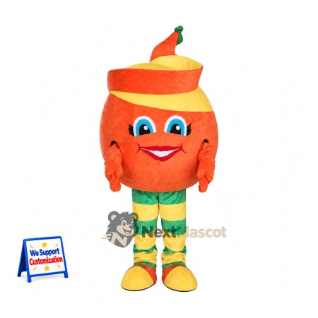 Honey Jar Mascot Costume - Orange Honey Jar Mascot Costume - Orange
