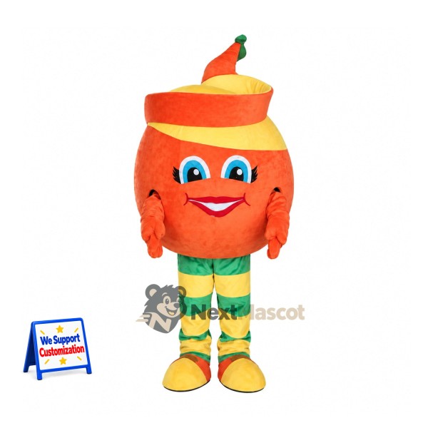 Honey Jar Mascot Costume - Orange