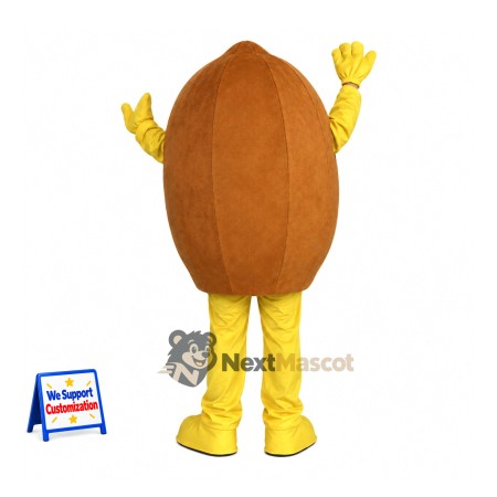 Kiwi Fruit Mascot Costume - Yellow Arms and Legs Kiwi Fruit Mascot Costume - Yellow Arms and Legs
