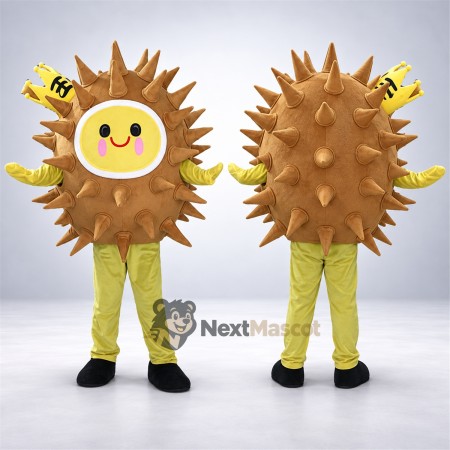 Durian Mascot Costume Durian Mascot Costume