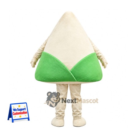 Rice Dumpling Mascot Costume - Black Eyes Rice Dumpling Mascot Costume - Black Eyes