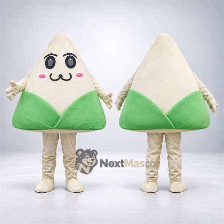 Rice Dumpling Mascot Costume - Black Eyes Rice Dumpling Mascot Costume - Black Eyes