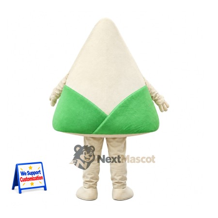 Rice Dumpling Mascot Costume - Gray Eyes Rice Dumpling Mascot Costume - Gray Eyes