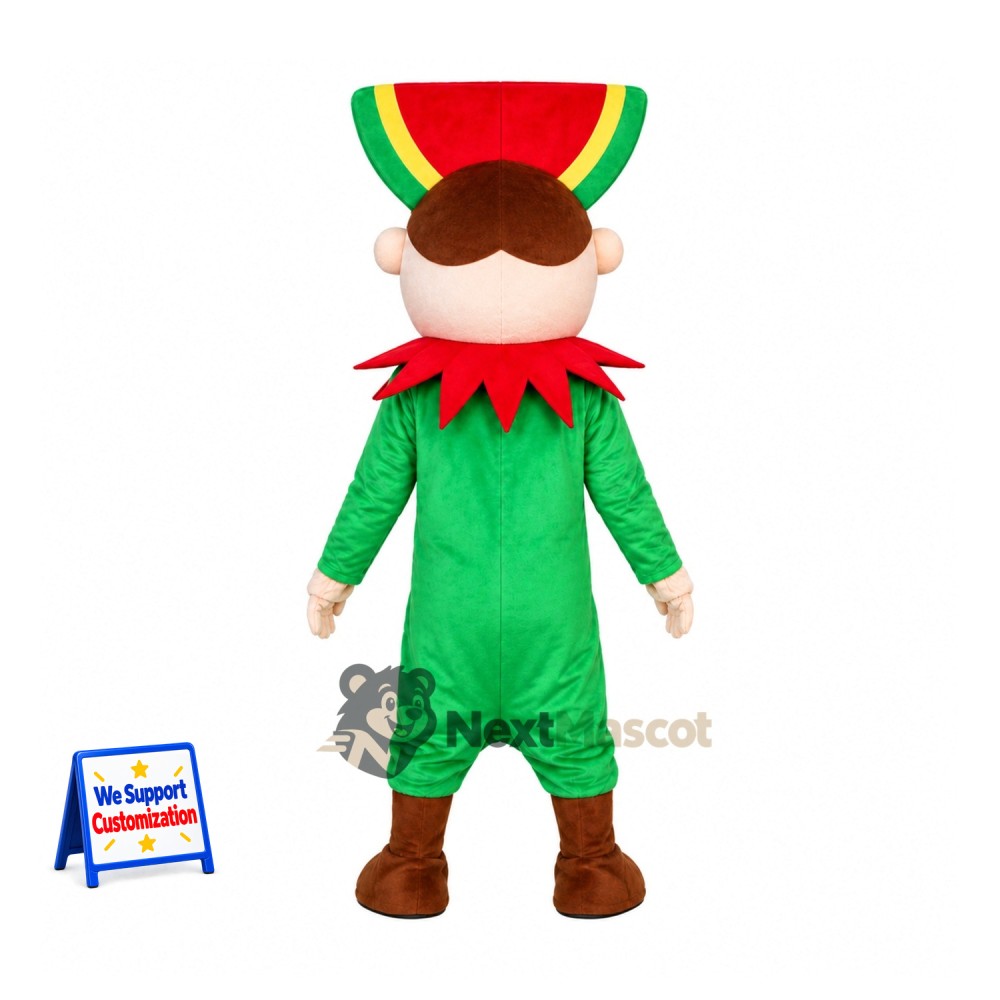 Watermelon Head Character Mascot Costume for Food Festivals Watermelon Head Character Mascot Costume for Food Festivals
