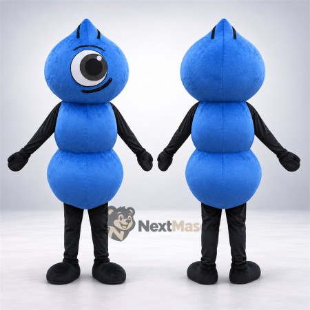 One Eyed Robot Mascot Costume - Blue One Eyed Robot Mascot Costume - Blue