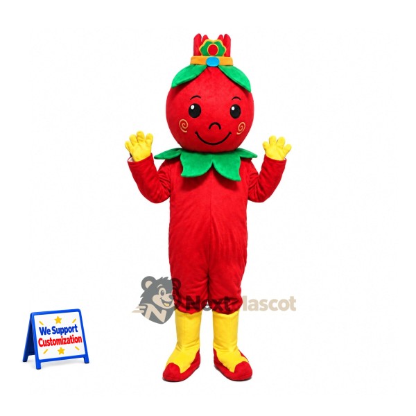 Tomato King Mascot Costume