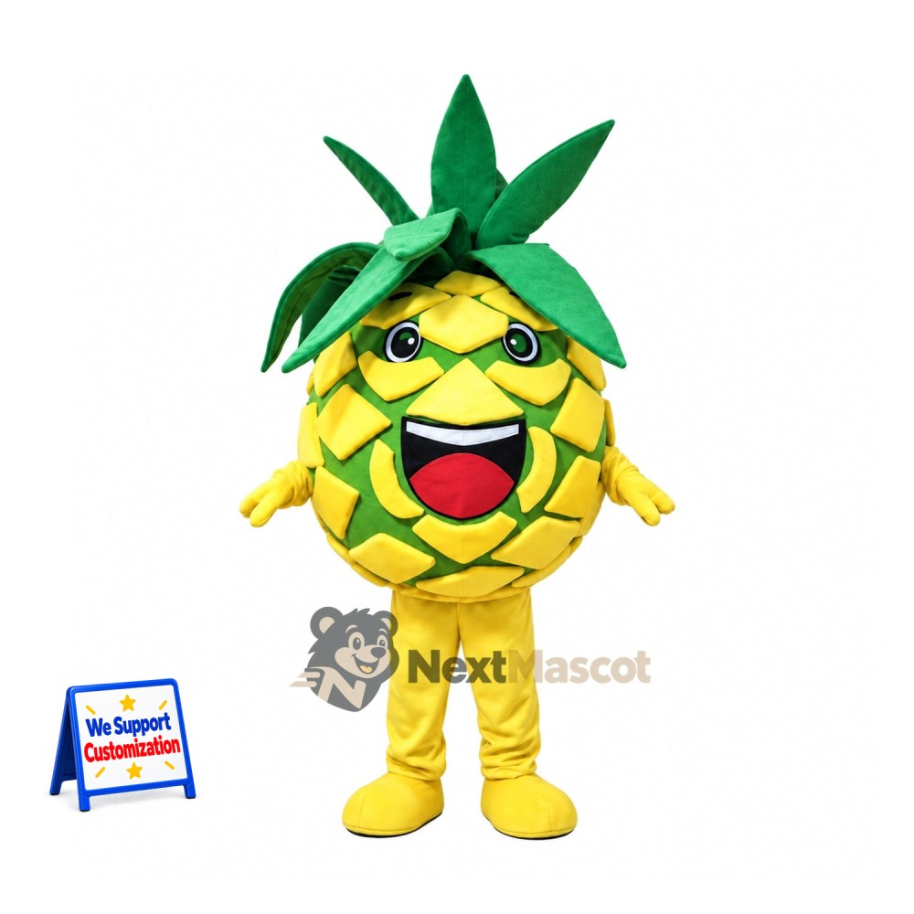 Pineapple Mascot Costume - Glasses for Food Fairs