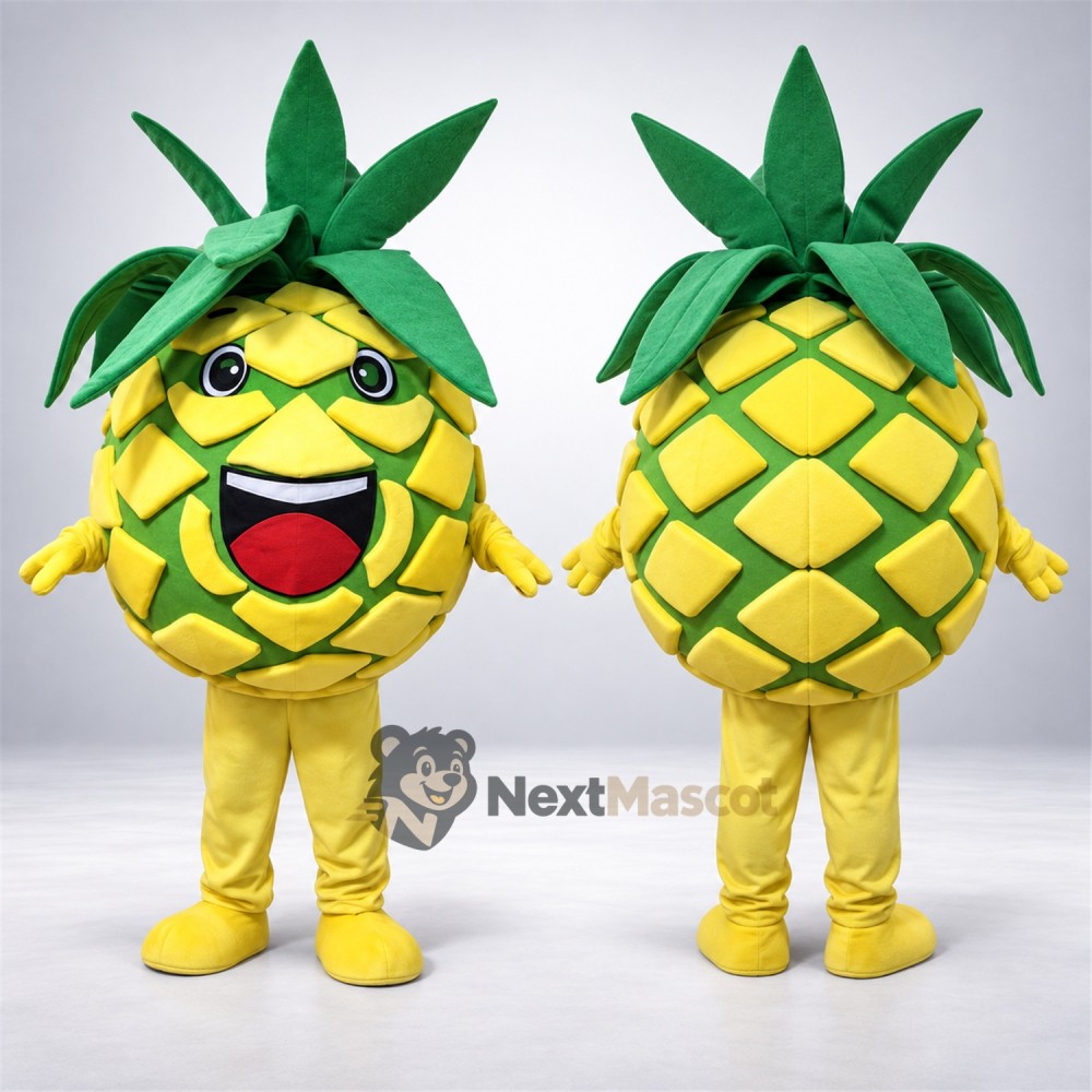 Pineapple Mascot Costume - Glasses for Food Fairs