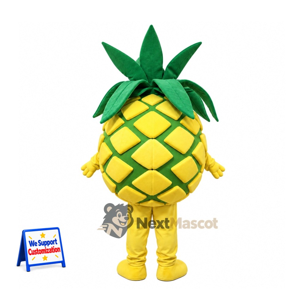 Pineapple Mascot Costume - Glasses for Food Fairs