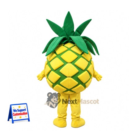 Pineapple Mascot Costume - Glasses for Food Fairs