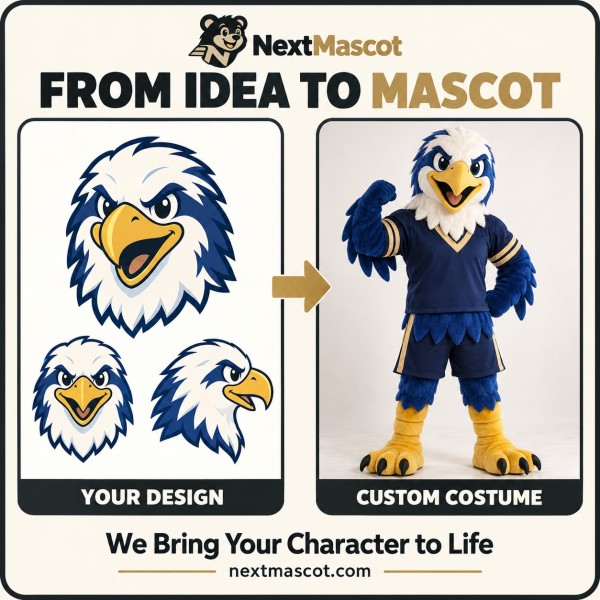 Custom Mascot Costume Made from Your Design